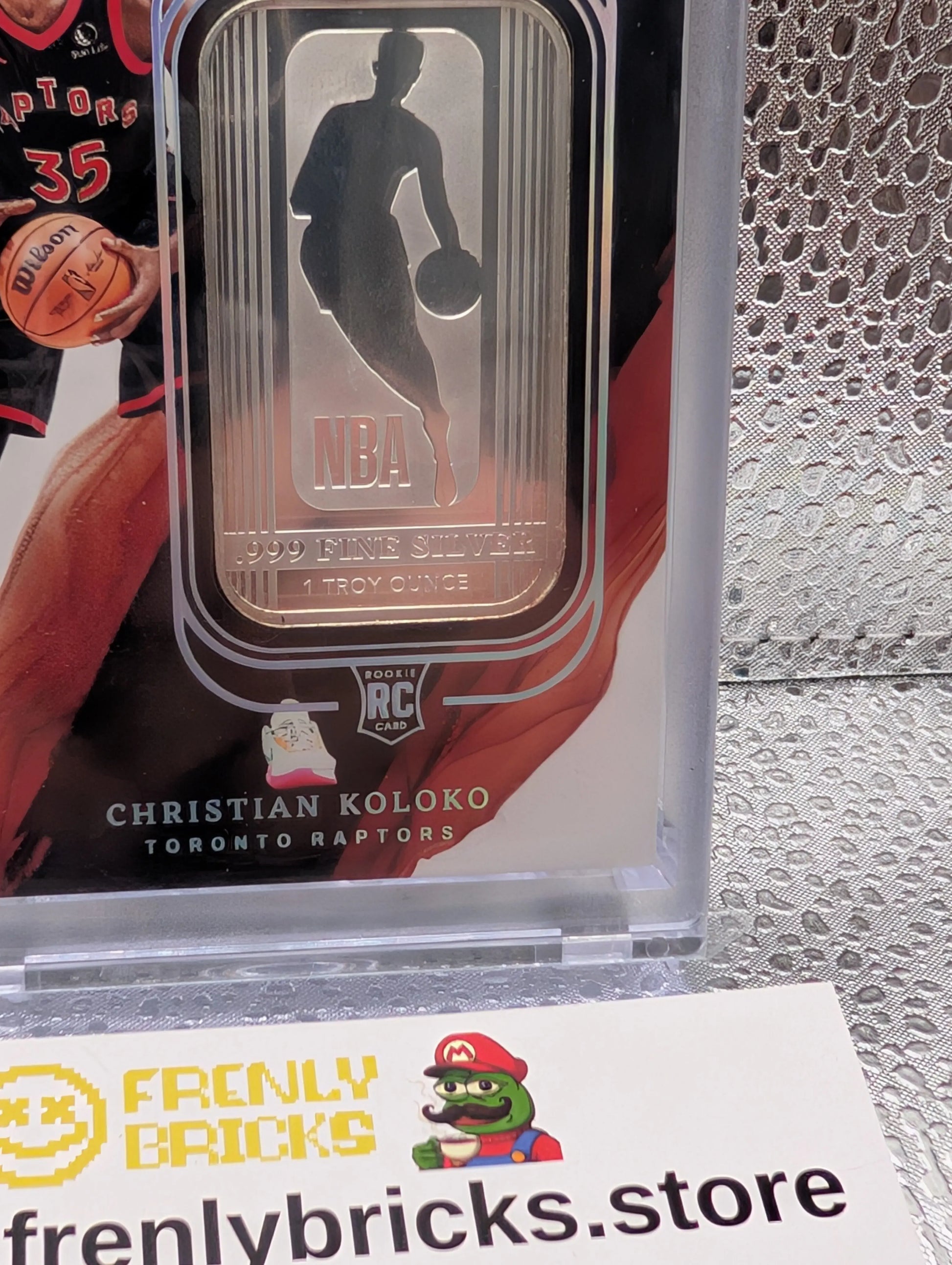 2022-23 Panini Impeccable Christian Koloko /20 Troy Ounce Fine Silver FRENLY BRICKS - Open 7 Days