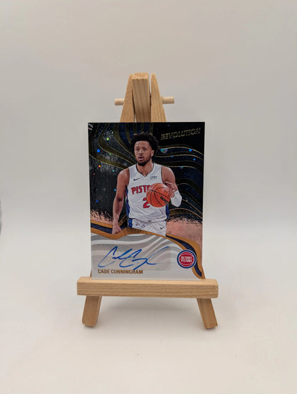Cade Cunningham 2024-25 Panini Revolution - Cosmo /35 Auto Pistons SSP HIT FRENLY BRICKS - Open 7 Days