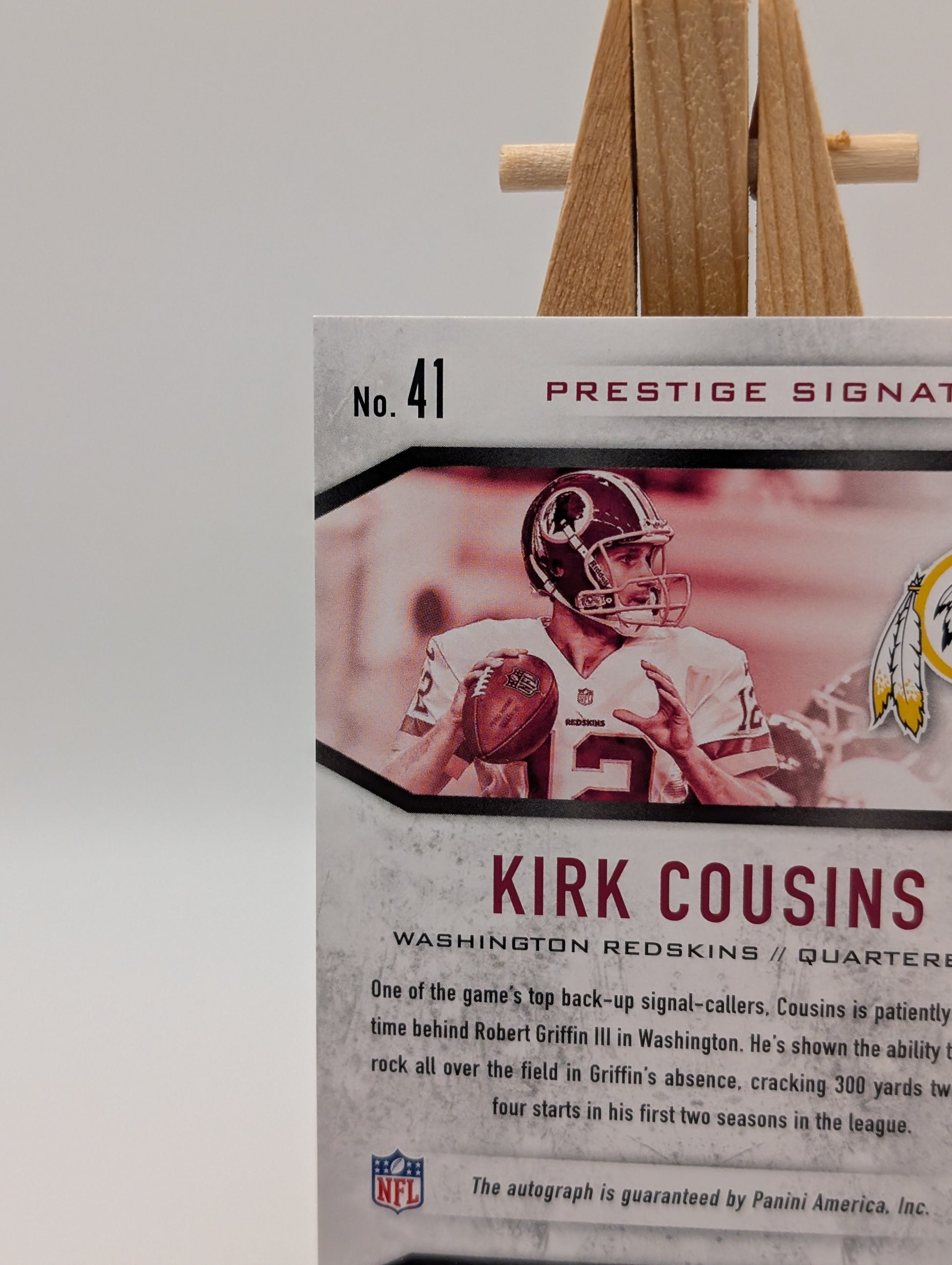 Kirk Cousins Auto SP 2014 Panini Prestige Signatures #41 Autograph #/199 FALCONS FRENLY BRICKS - Open 7 Days