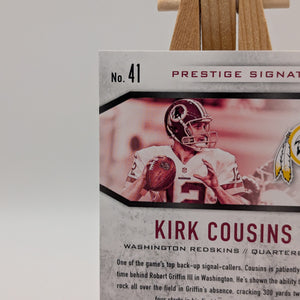 Kirk Cousins Auto SP 2014 Panini Prestige Signatures #41 Autograph #/199 FALCONS FRENLY BRICKS - Open 7 Days