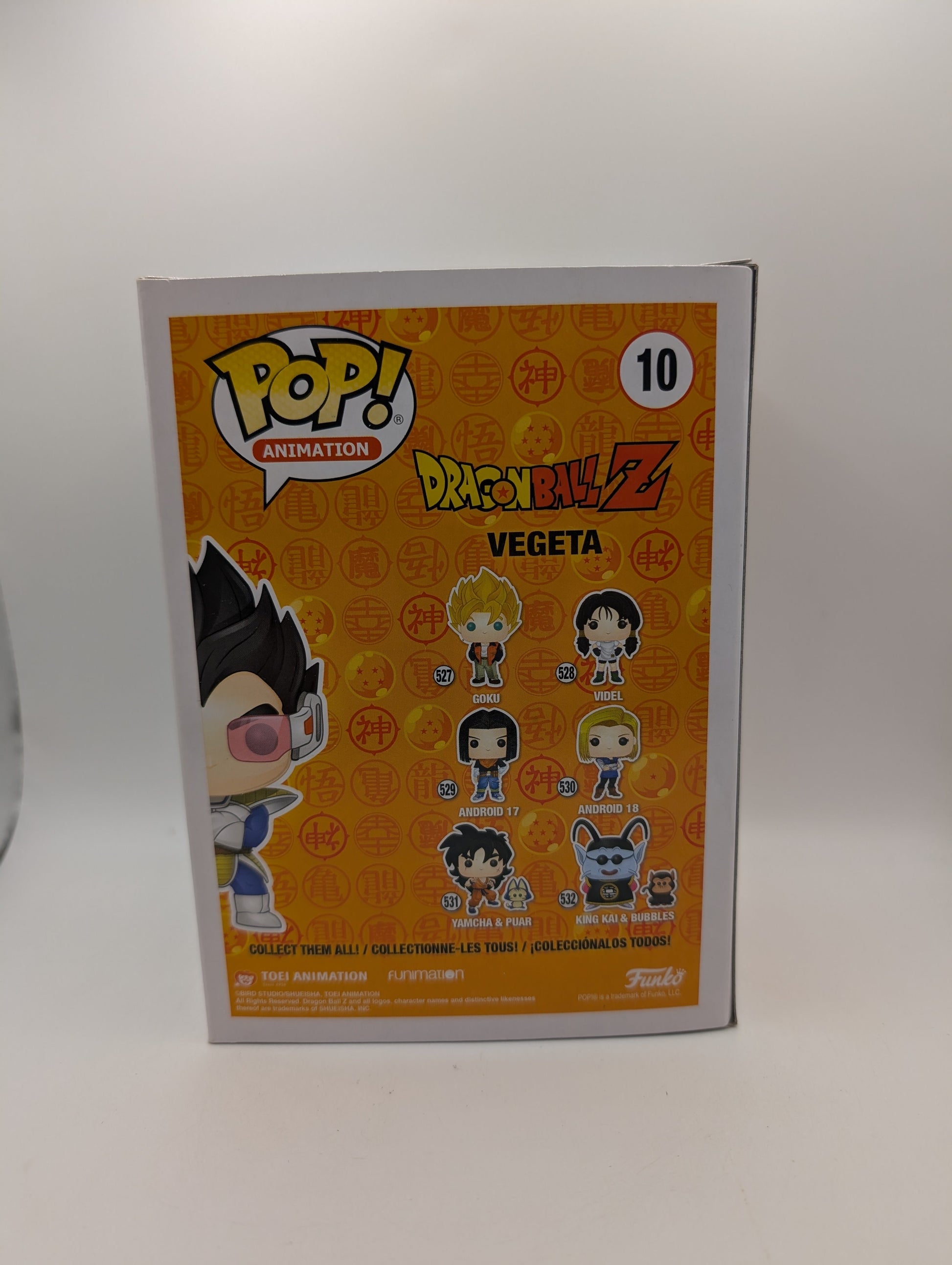 Funko Pop Dragon Ball Z Vegeta Silver Chrome Exclusive 25th #10 FRENLY BRICKS - Open 7 Days