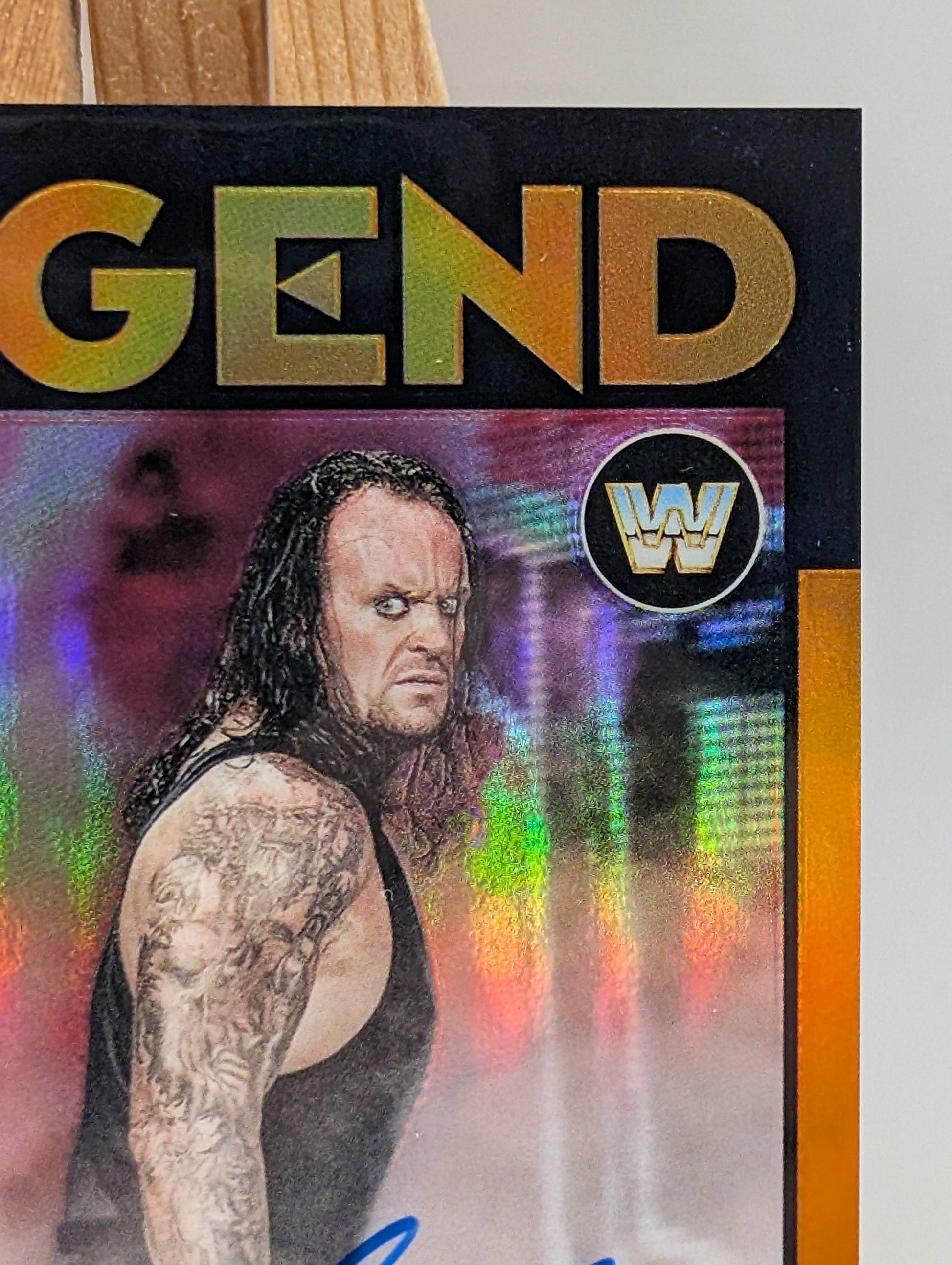 2026 Topps Chrome Undertaker Auto /25 Refractor WWE Signature FRENLY BRICKS - Open 7 Days image 4