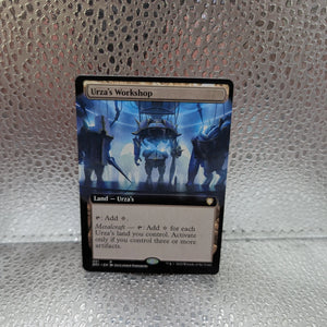 MTG Urza's Workshop *EXTENDED ART* The Brothers' War Commander 051 FRENLY BRICKS - Open 7 Days