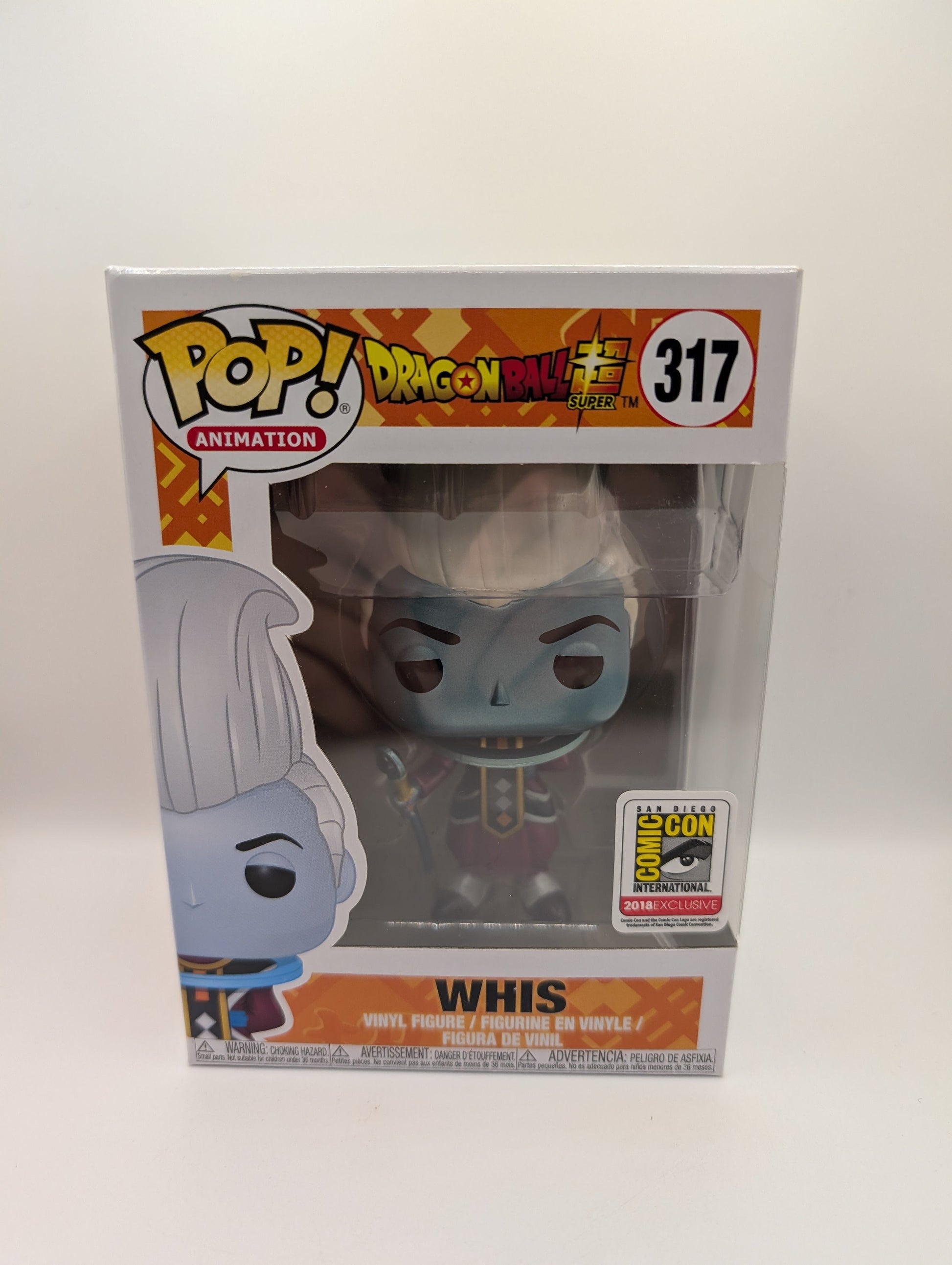 Funko Pop! Vinyl Metallic Whis 317 SDCC 2018 exclusive Dragon Ball Super FRENLY BRICKS - Open 7 Days