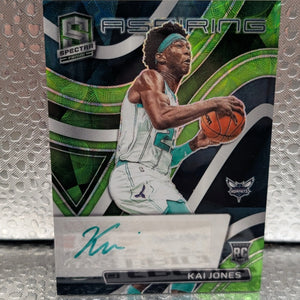 2021-22 Panini Spectra Aspiring Green Kai Jones RC Auto #AA-KJN /50 FRENLY BRICKS - Open 7 Days