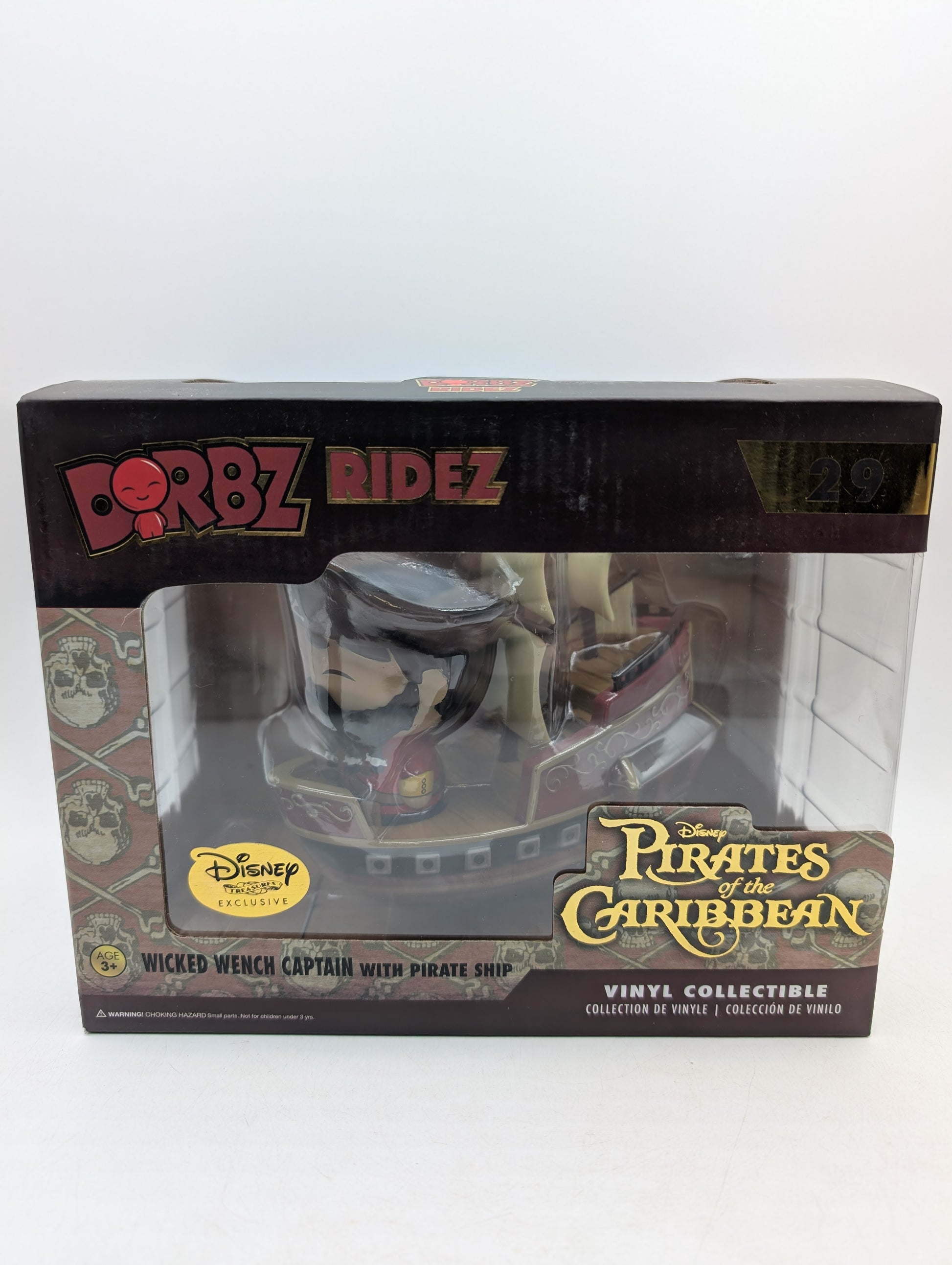 Disney Pirates of The Caribbean Dorbz Ridez #29 Wicked Wench Captain Pirate Ship image 1