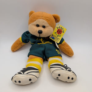 BEANIE KIDS STRIKER THE SOCCER BEAR ( RETIRED 2006 ) FRENLY BRICKS - Open 7 Days