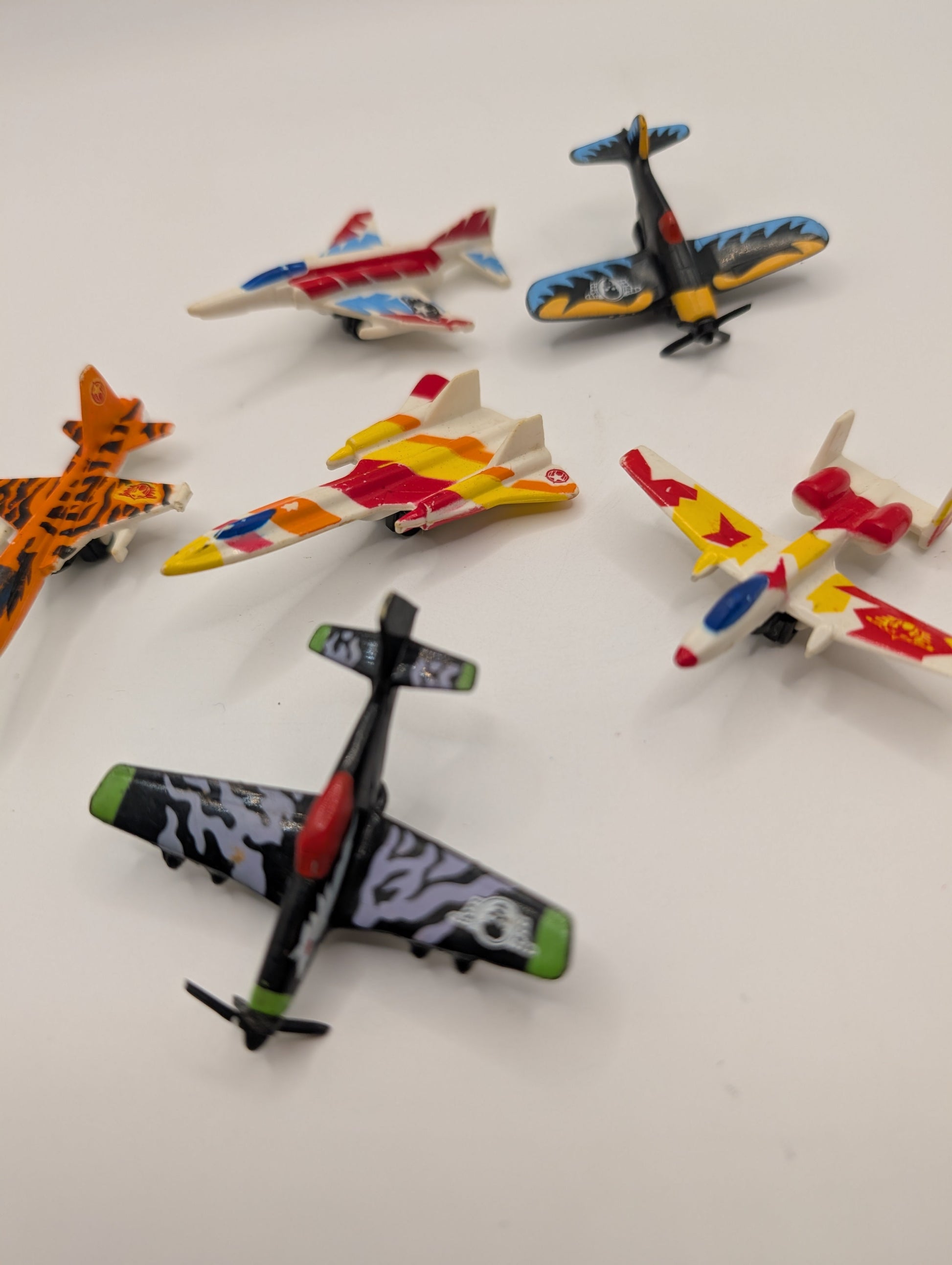 Vintage 1988 Matchbox Ring Raiders Skull Squadron Micro Machine Toy Airplanes LOT FRENLY BRICKS - Open 7 Days