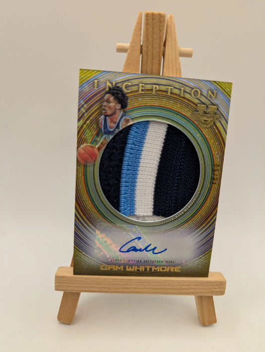 2022-23 Bowman Inception University Jumbo Relics /50 Cam Whitmore Auto 0t9q FRENLY BRICKS - Open 7 Days