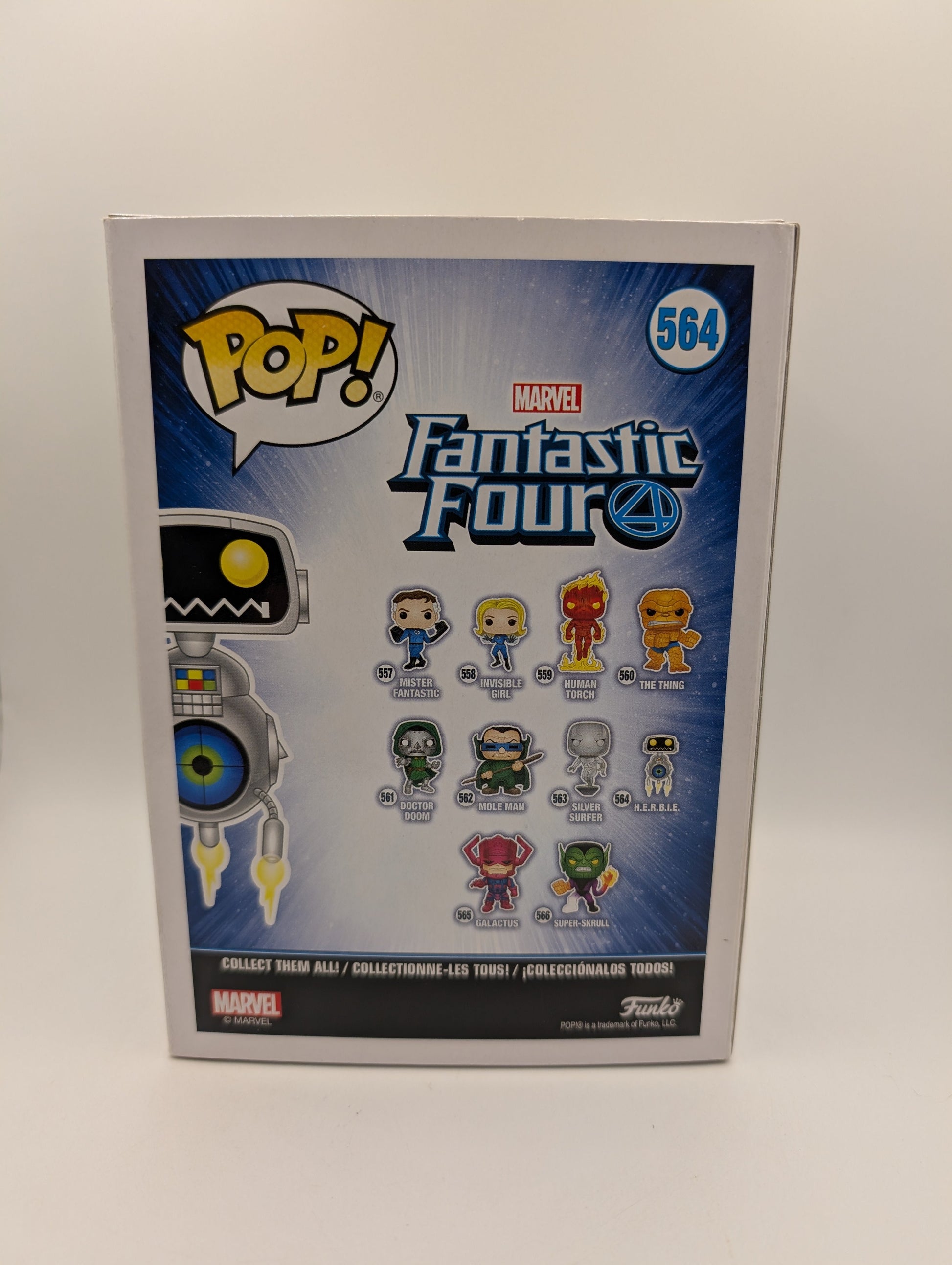 Funko Pop! Vinyl Figure Marvel Herbie #564 Fantastic Four FRENLY BRICKS - Open 7 Days