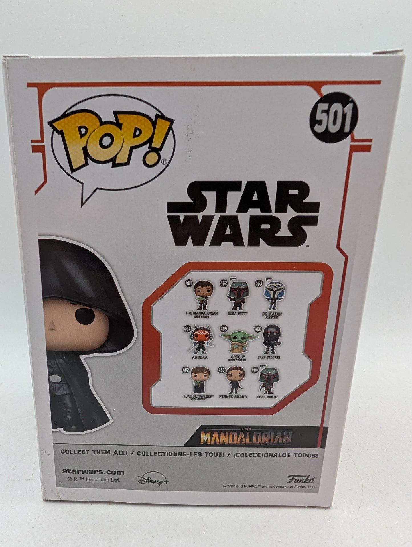 Funko Pop! Star Wars Luke Skywalker #501 Glow In The Dark GITD Special Edition