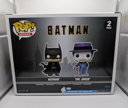 Batman & The Joker 1989 - Funko Pop! Vinyl 2 pack - New FRENLY BRICKS - Open 7 Days