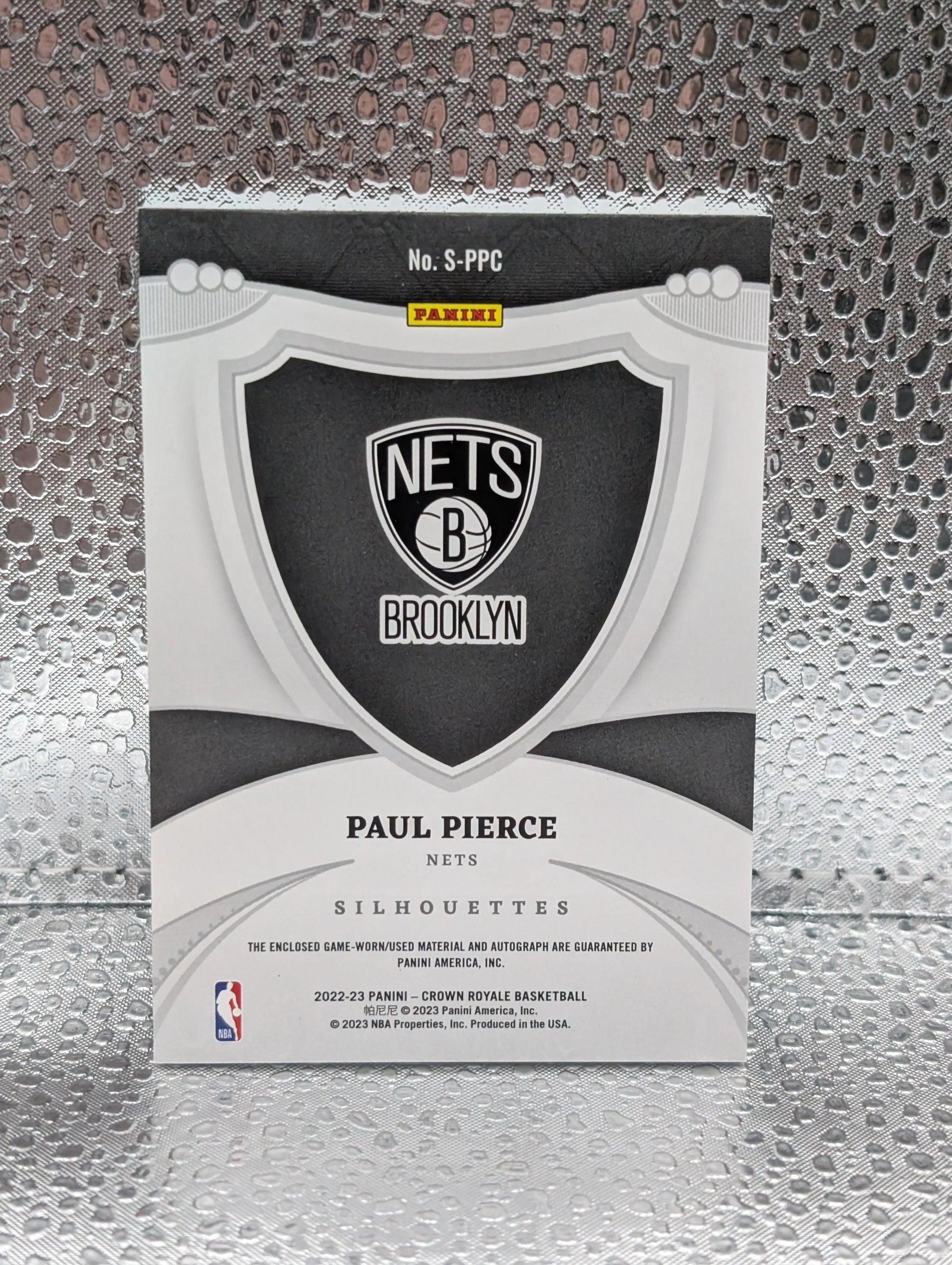 Paul Pierce 2022-23 Panini Crown Royale Auto Patch /12 S-PPC FRENLY BRICKS - Open 7 Days