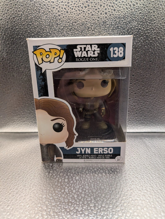 FUNKO Pop Vinyl Jyn Erso Star Wars #138 FRENLY BRICKS - Open 7 Days