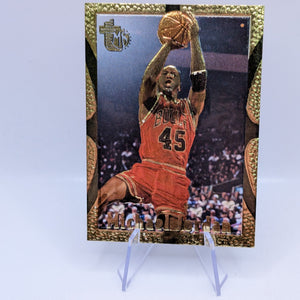 1994-95 Topps Embossed - Michael Jordan #121 Golden Idol FRENLY BRICKS - Open 7 Days