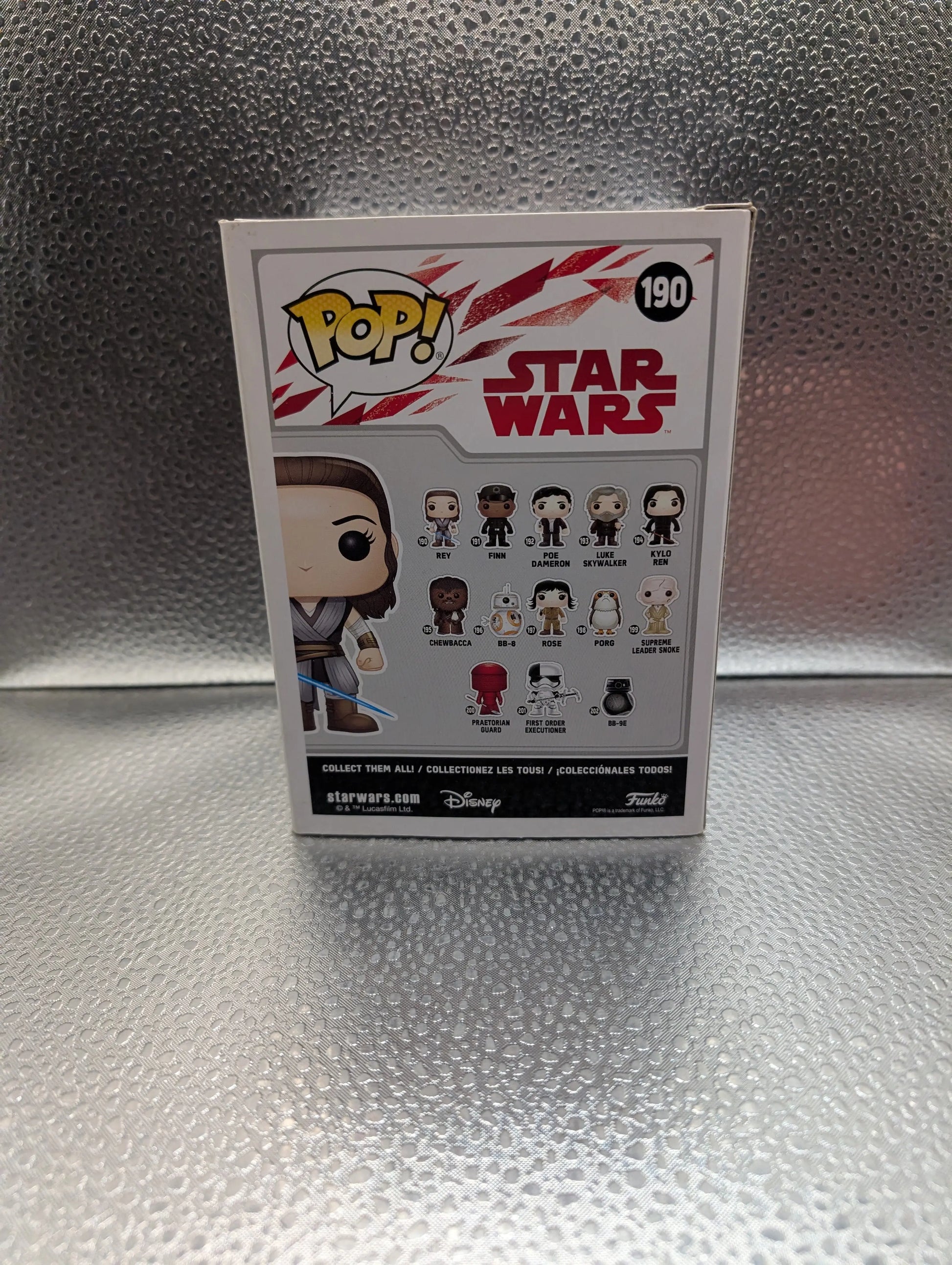 FUNKO Pop Vinyl Rey Star Wars #190 FRENLY BRICKS - Open 7 Days