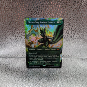 MTG - Chatterfang, Squirrel General (borderless) (MH2) FOIL FRENLY BRICKS - Open 7 Days