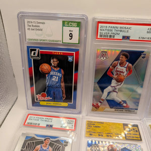 Philadelphia 76ers NBA Basketball Card Lot, Rookies, Patch, Auto, Joel Embiid FRENLY BRICKS - Open 7 Days