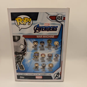 Marvel Funko Pop - War Machine - Avengers: Endgame - No. 458 FRENLY BRICKS - Open 7 Days