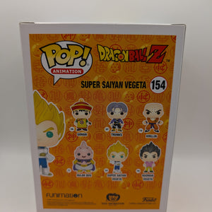 Funko Pop! Vinyl Dragon Ball Z Super Saiyan Vegeta (154) FRENLY BRICKS - Open 7 Days