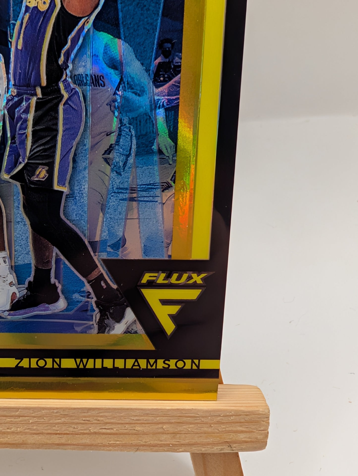 2020-21 Panini Flux #1 D Lux Zion Williamson Gold Prizm /10 Pelicans FRENLY BRICKS - Open 7 Days