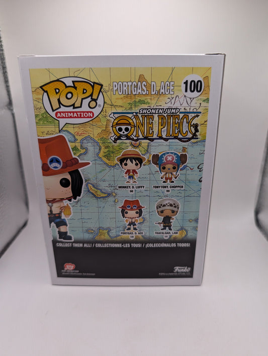 Funko Pop! Vinyl: One Piece - Portgas D. Ace #100 FRENLY BRICKS - Open 7 Days