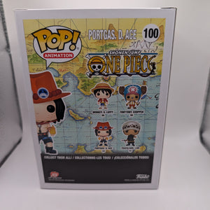 Funko Pop! Vinyl: One Piece - Portgas D. Ace #100 FRENLY BRICKS - Open 7 Days