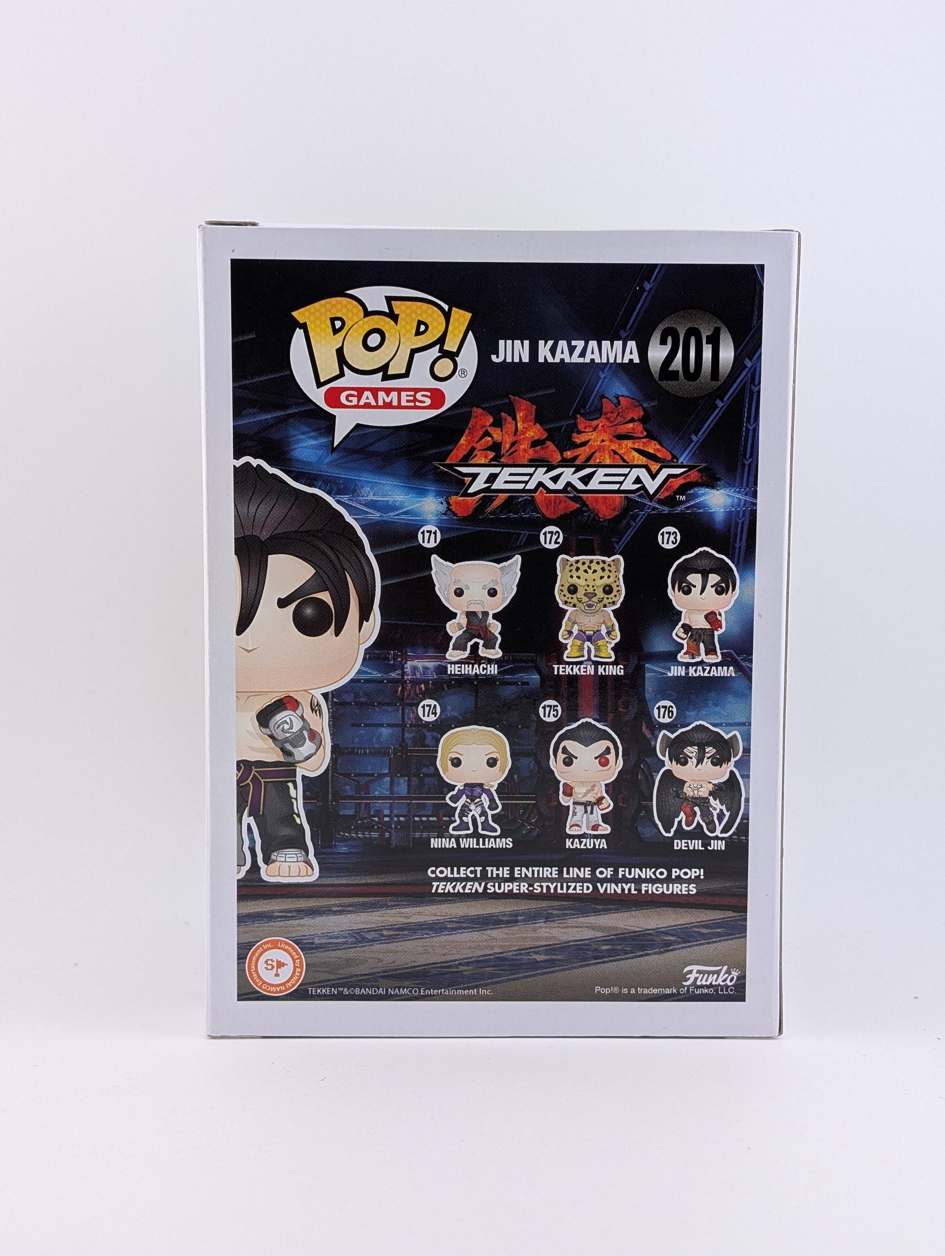 Funko POP! Games Tekken #201 Jin Kazama Vinyl Collectable Rare FRENLY BRICKS - Open 7 Days