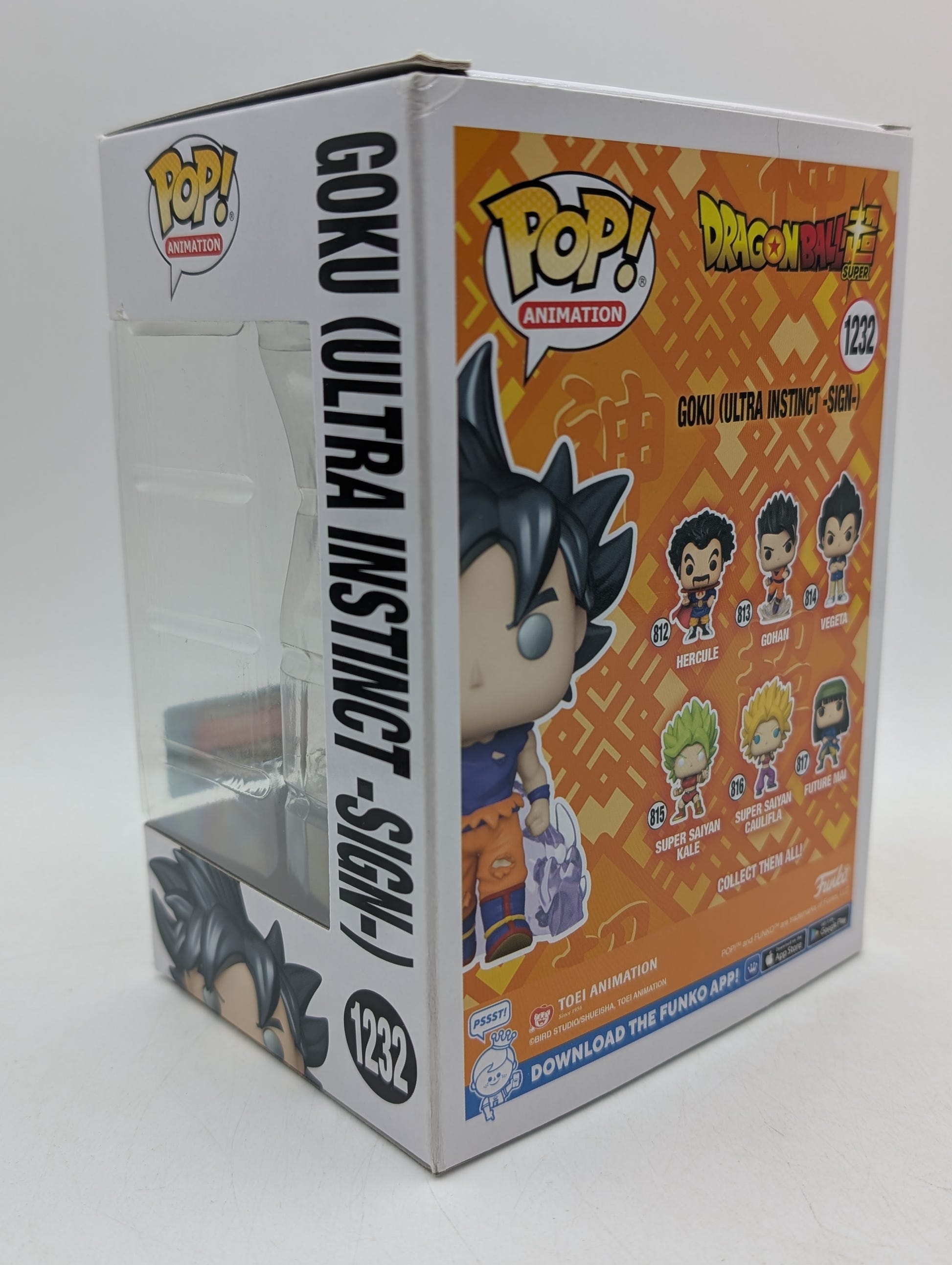 Funko Pop! Dragon Ball Goku Ultra Instinct Sign #1232 2022 Fall NYCC image 6