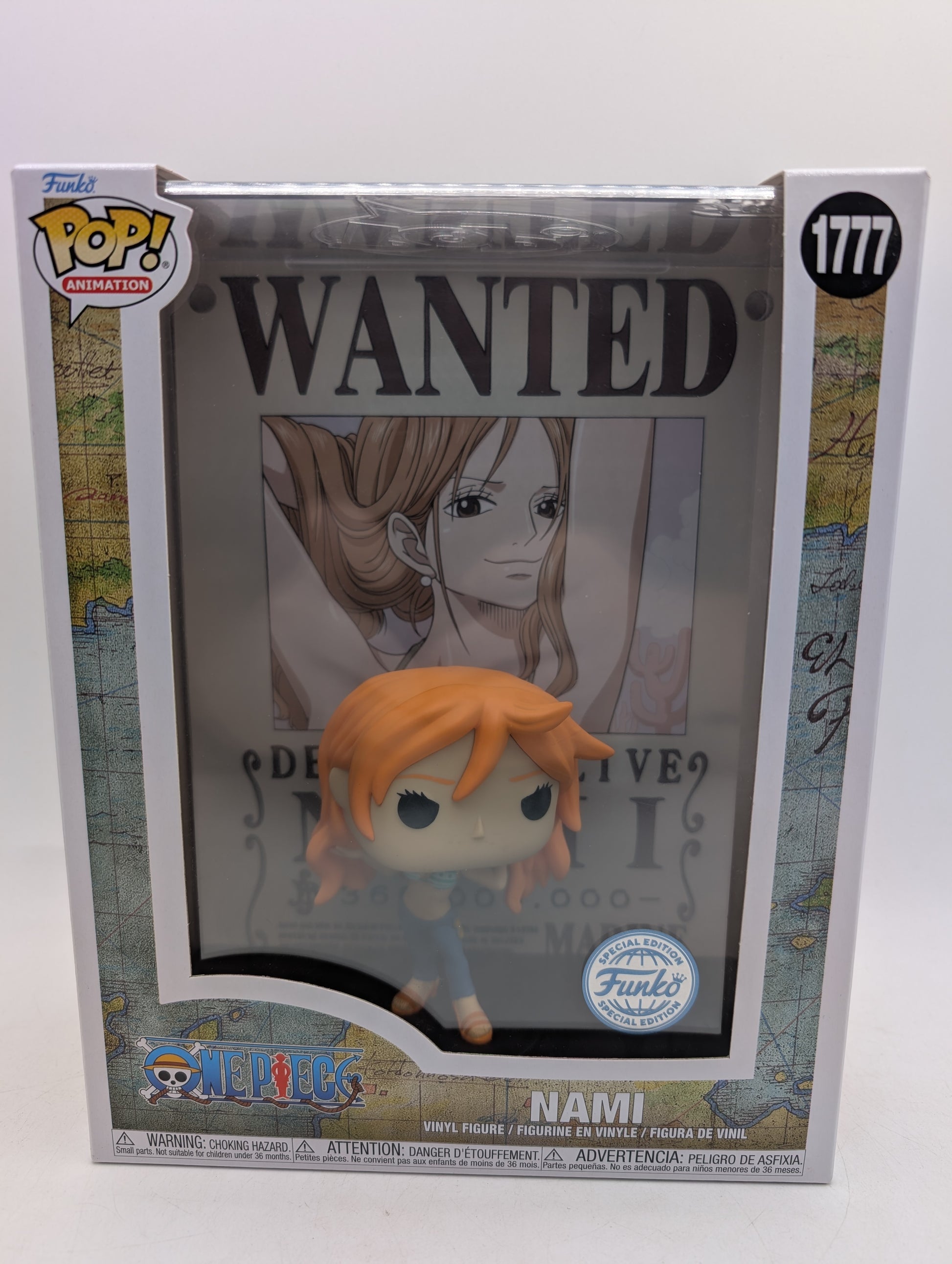 Funko Pop! One Piece Wanted Poster Nami #1777 Funko Special Edition image 1