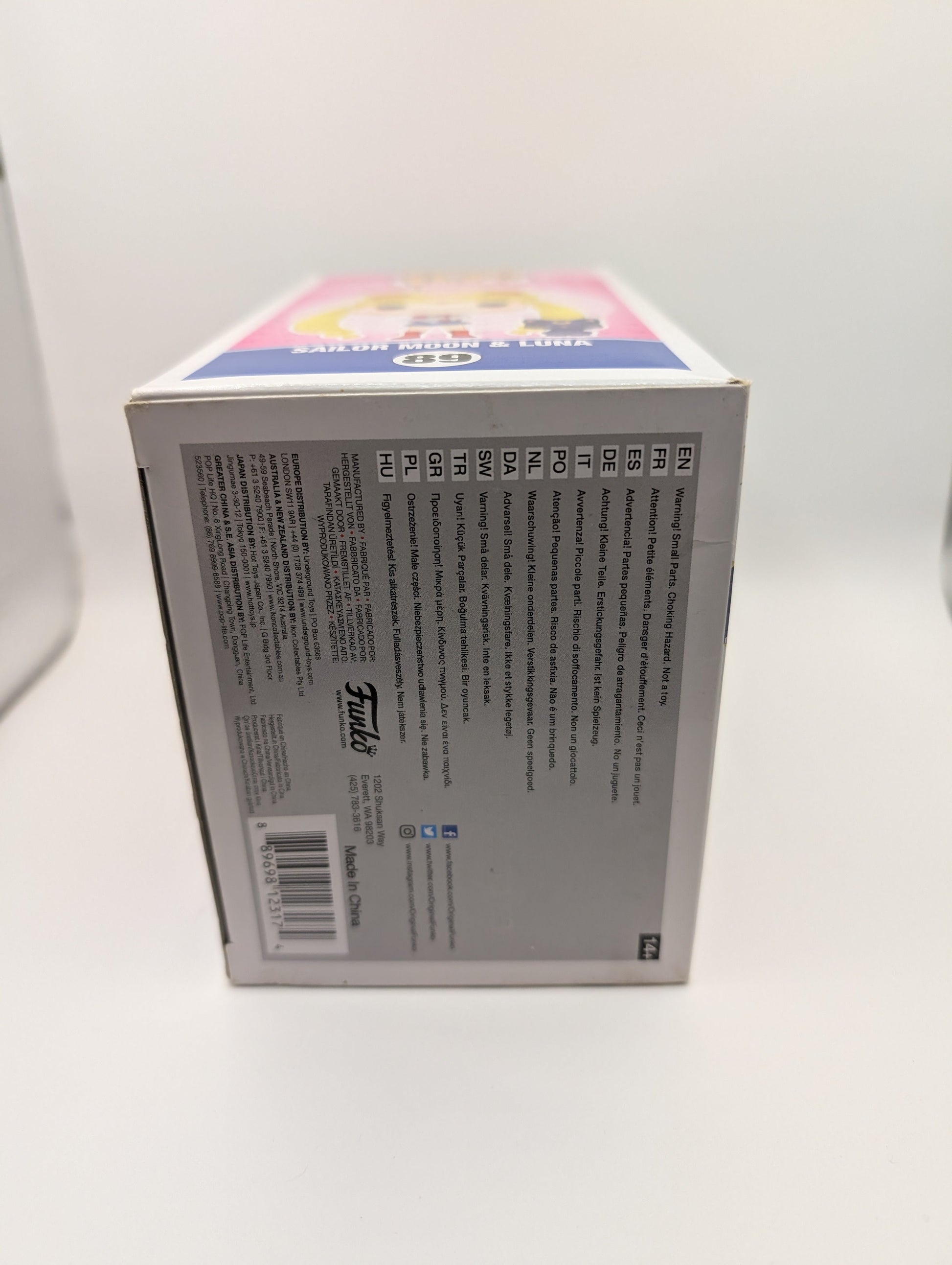 Sailor Moon & Luna (GLITTER) 89 ~ Funko Pop Vinyl ~ Animation FRENLY BRICKS - Open 7 Days