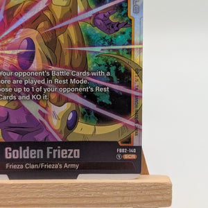 Golden Frieza SCR	FB02-140	Secret Rare Dragon Ball Fusion World Card Eng FRENLY BRICKS - Open 7 Days