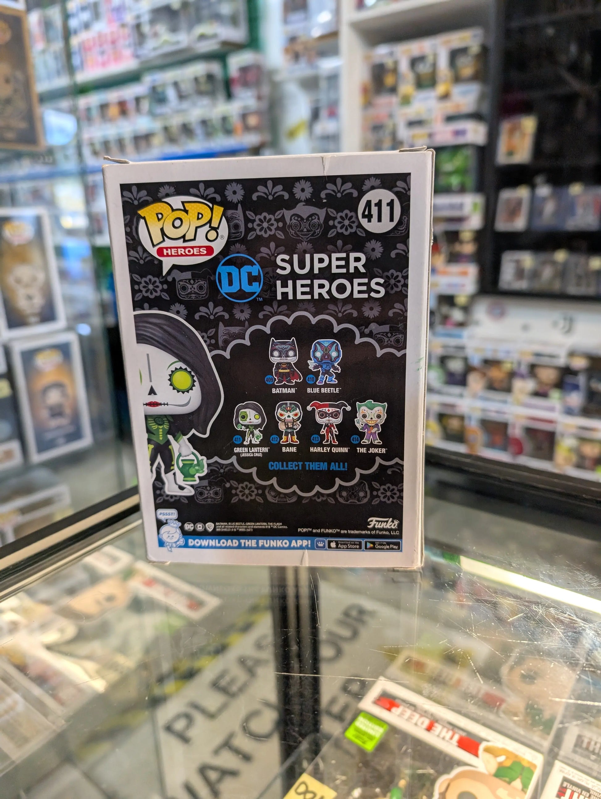 FUNKO Pop Vinyl Green Lantern #411 FRENLY BRICKS - Open 7 Days