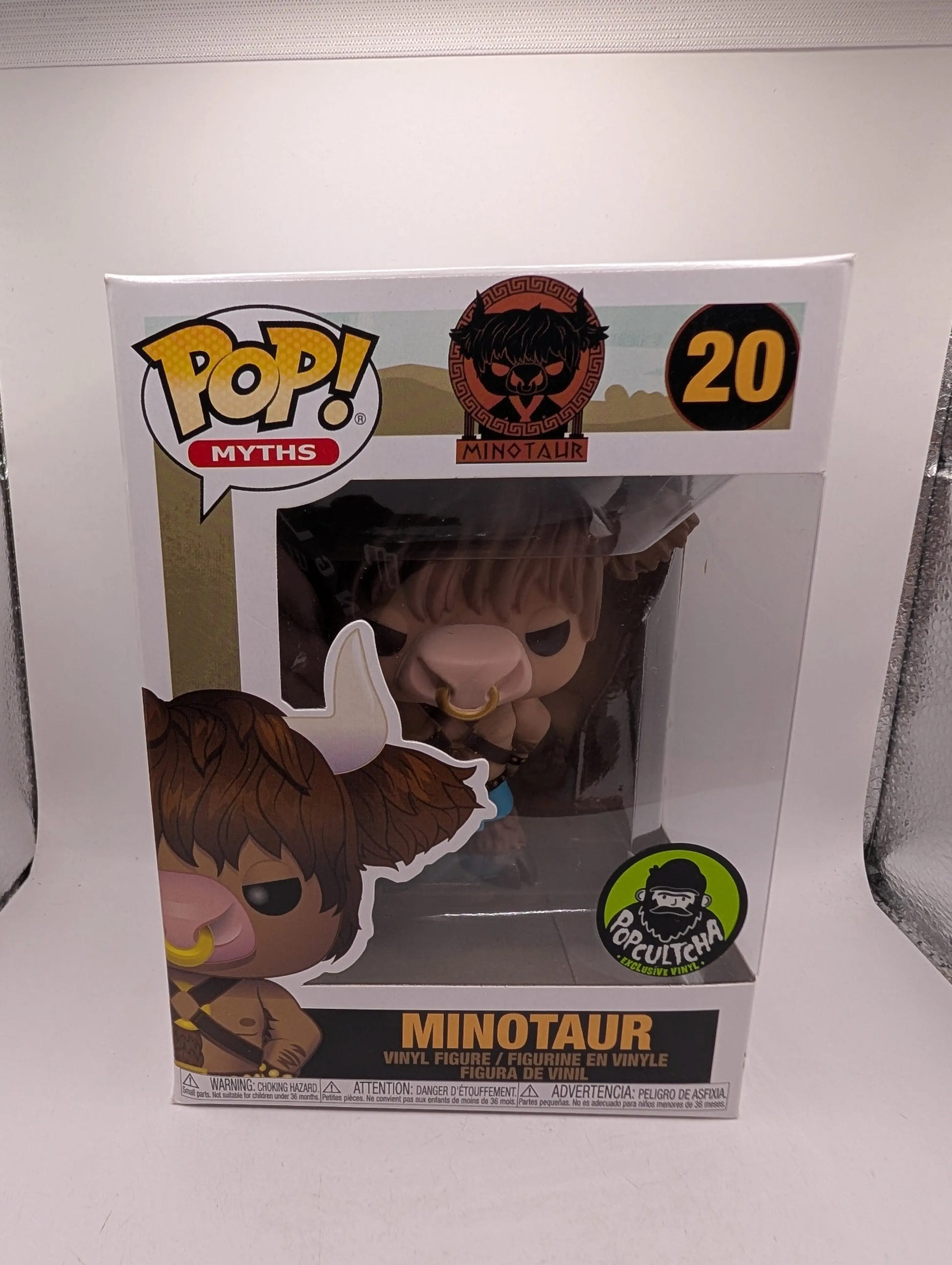 Funko POP! Vinyl POP! Myths Minotaur #20 Popcultcha Sticker image 1