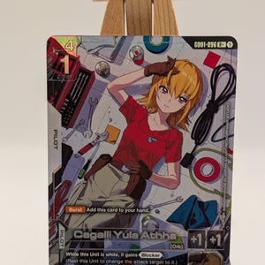 Gundam TCG GD01 Newtype Rising GD01-096 Cagalli Yula Athha R+ Alt Art FRENLY BRICKS - Open 7 Days