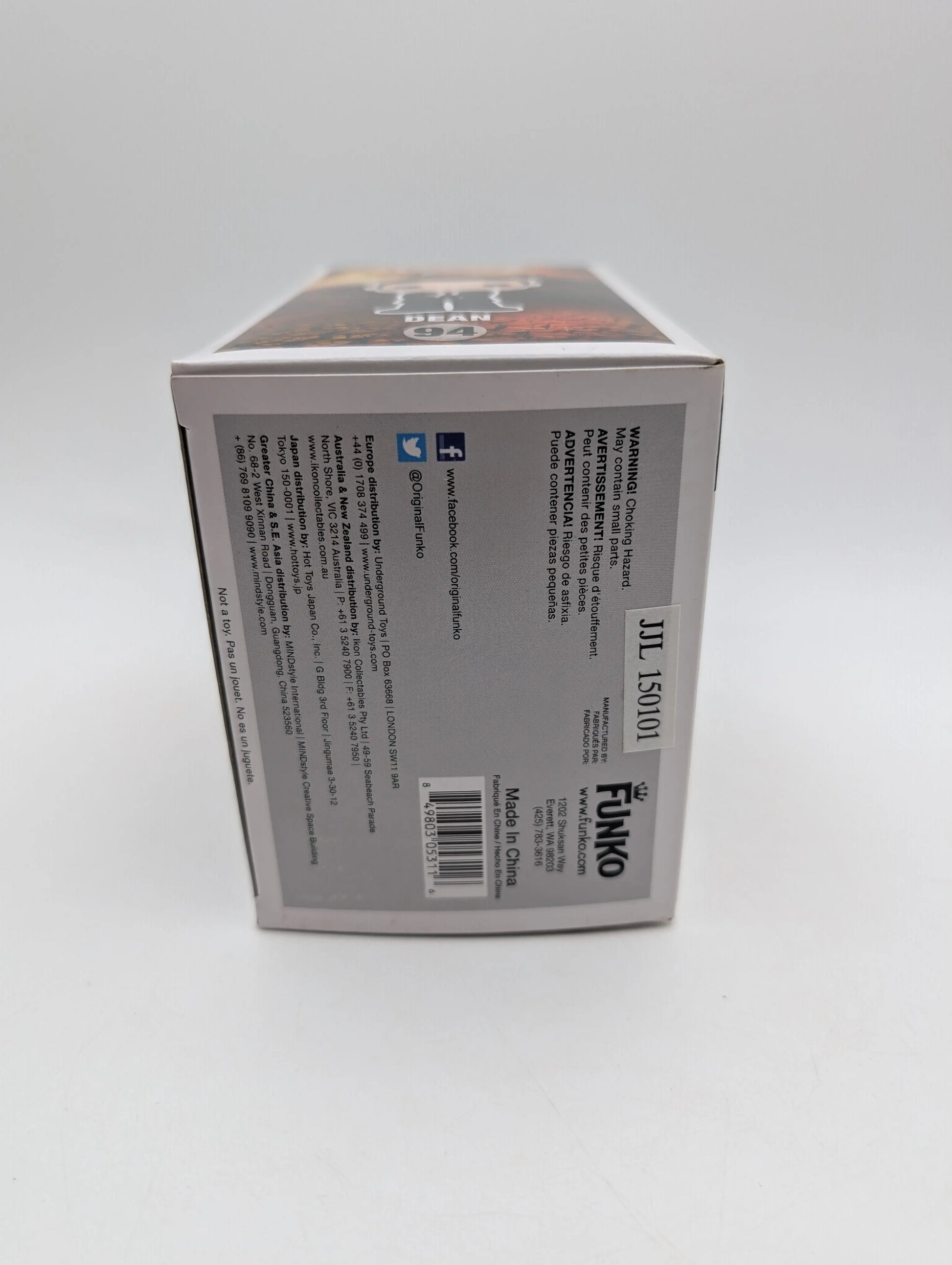 Funko Pop! Vinyl: Supernatural Dean Winchester #94 (Undercover FBI) FRENLY BRICKS - Open 7 Days