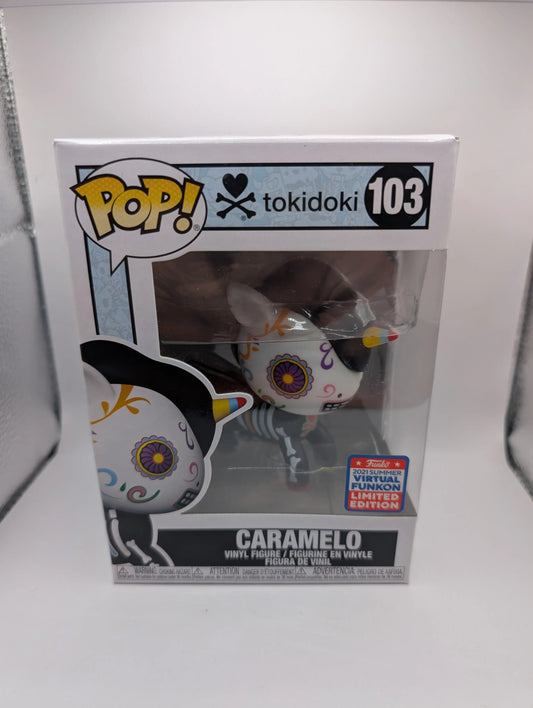 FUNKO POP VINYL - CARAMELO - 103 - LIMITED EDITION Tokidoki FRENLY BRICKS - Open 7 Days