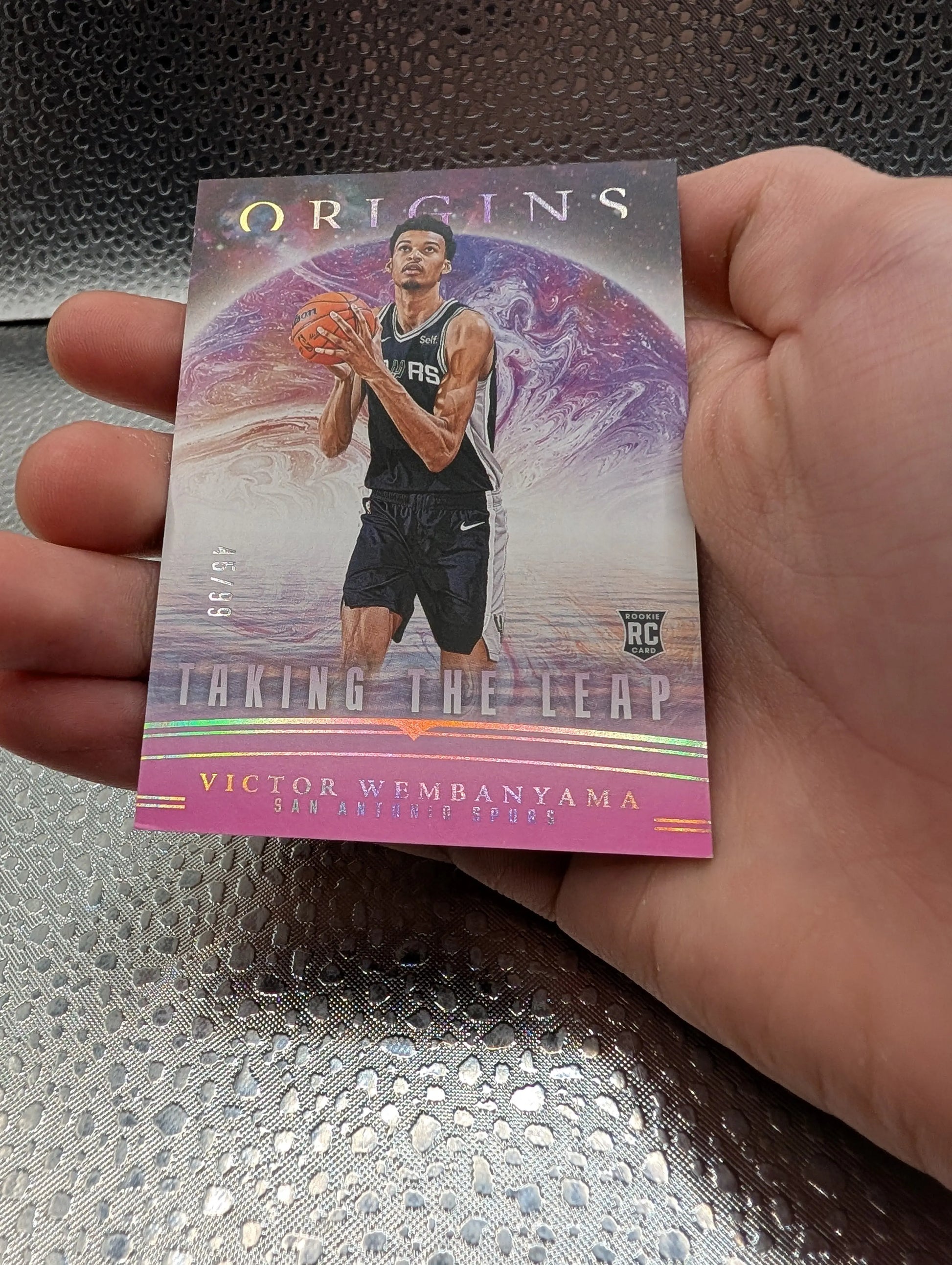 Victor Wembanyama Origins Taking The Leap RC 45/99 Panini FRENLY BRICKS - Open 7 Days