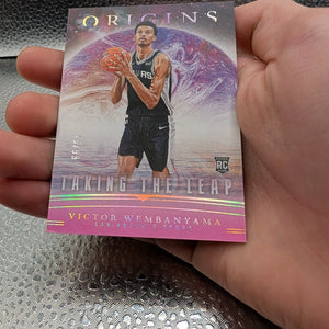Victor Wembanyama Origins Taking The Leap RC 45/99 Panini FRENLY BRICKS - Open 7 Days