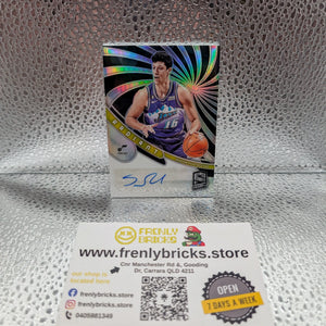 2022-23 Panini Spectra Simone Fontecchio Rookie Auto /99 Silver Prizm Radient FRENLY BRICKS - Open 7 Days