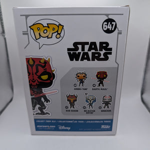 Funko Pop! Star Wars - Darth Maul #647 NYCC 2023 Exclusive FRENLY BRICKS - Open 7 Days