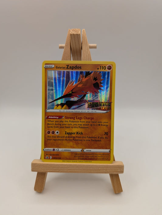 Galarian Zapdos - SWSH124 - Evolving Skies - SWSH Black Star Promo Pokemon Card FRENLY BRICKS - Open 7 Days