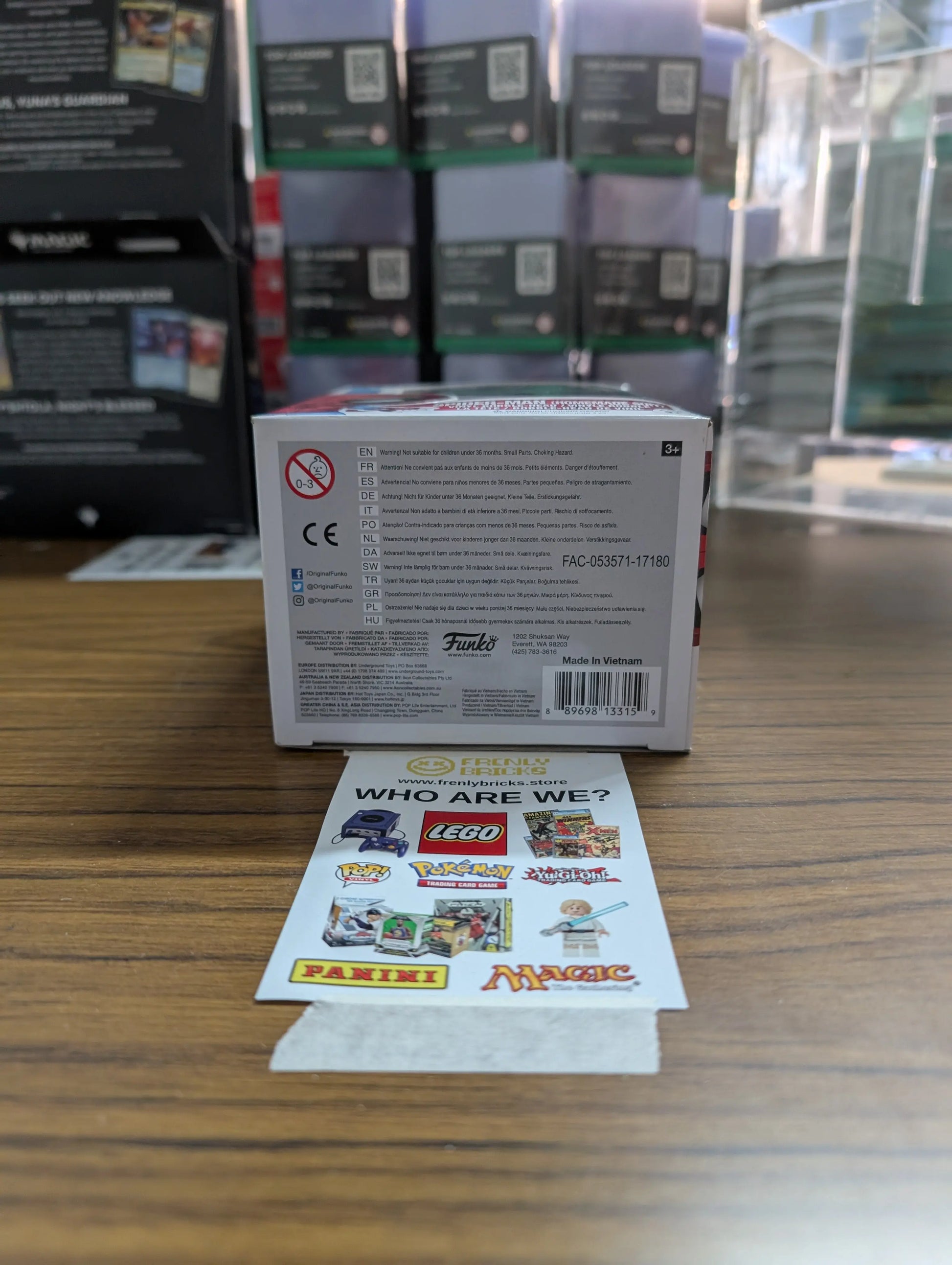 FUNKO Pop Vinyl Spider-Man #222 FRENLY BRICKS - Open 7 Days