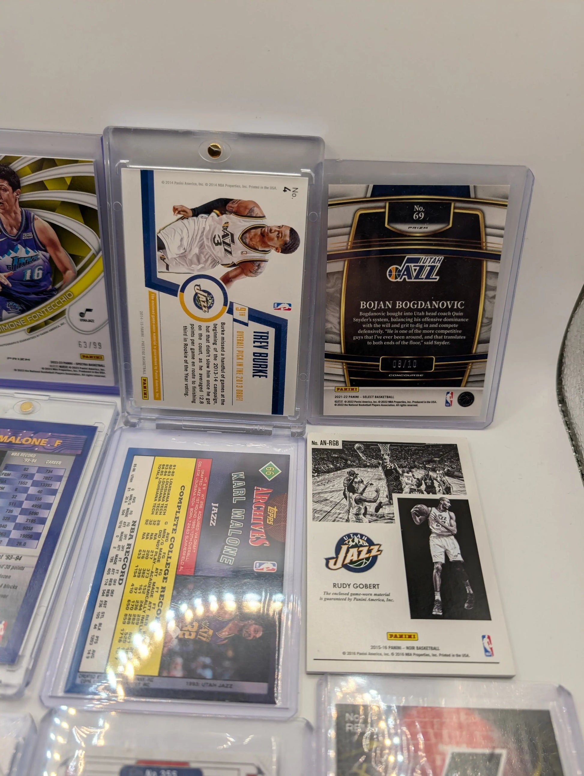 Utah Jazz NBA Basketball Card Lot, Rookies, Patch, Auto, Numbered, Karl Malone FRENLY BRICKS - Open 7 Days