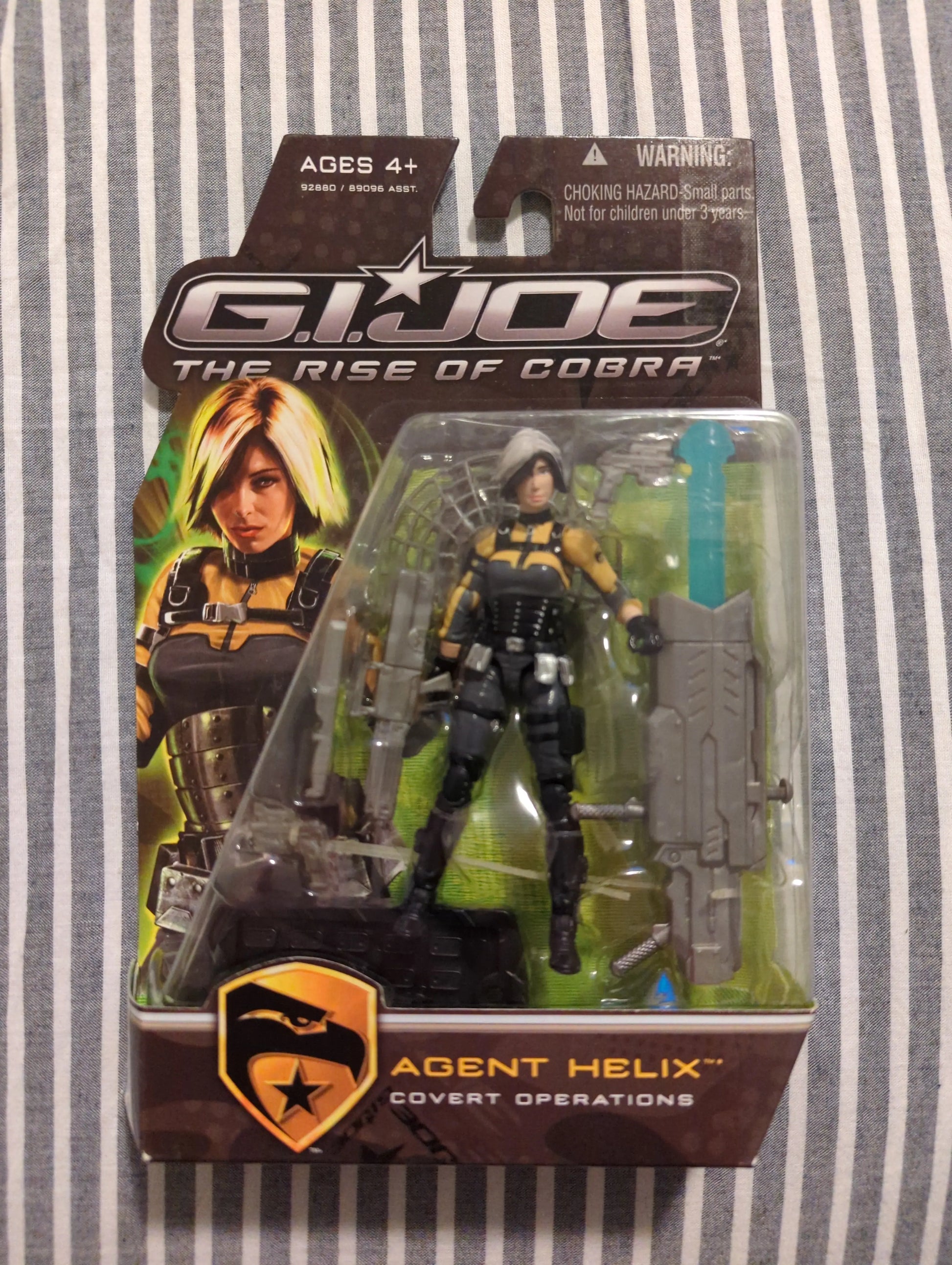 Gi Joe Rise of Cobra Agent Helix Covert Operations Action Figure Hasbro FRENLY BRICKS - Open 7 Days