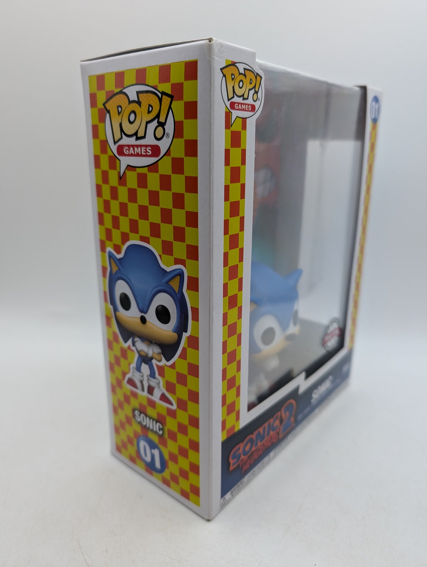 Funko Pop! Games Sonic The Hedgehog #01 Game Cover Special Edition Vinyl Figure