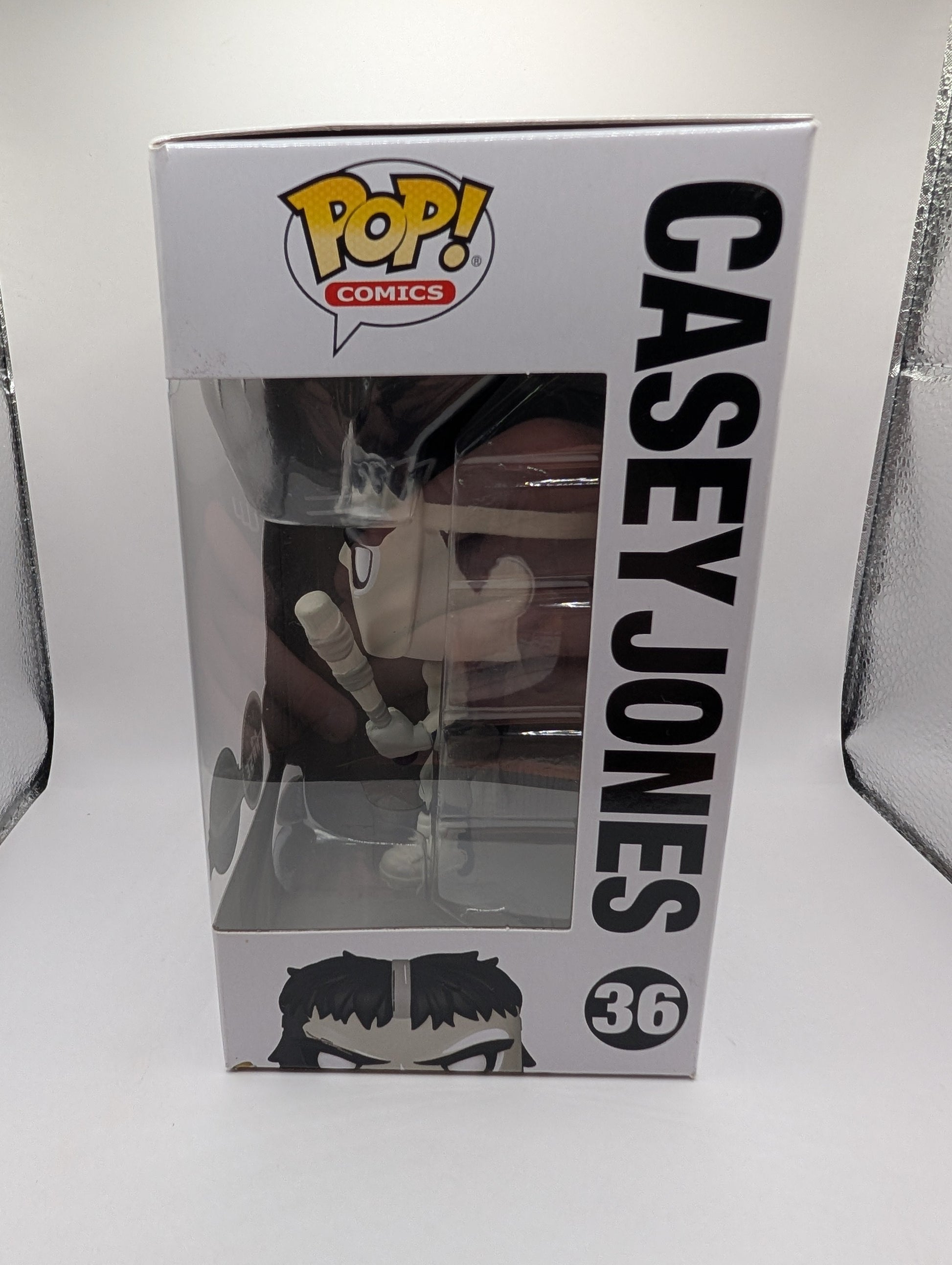 Funko POP Teenage Mutant Ninja Turtles TMNT Casey Jones CHASE Comics 36 FRENLY BRICKS - Open 7 Days