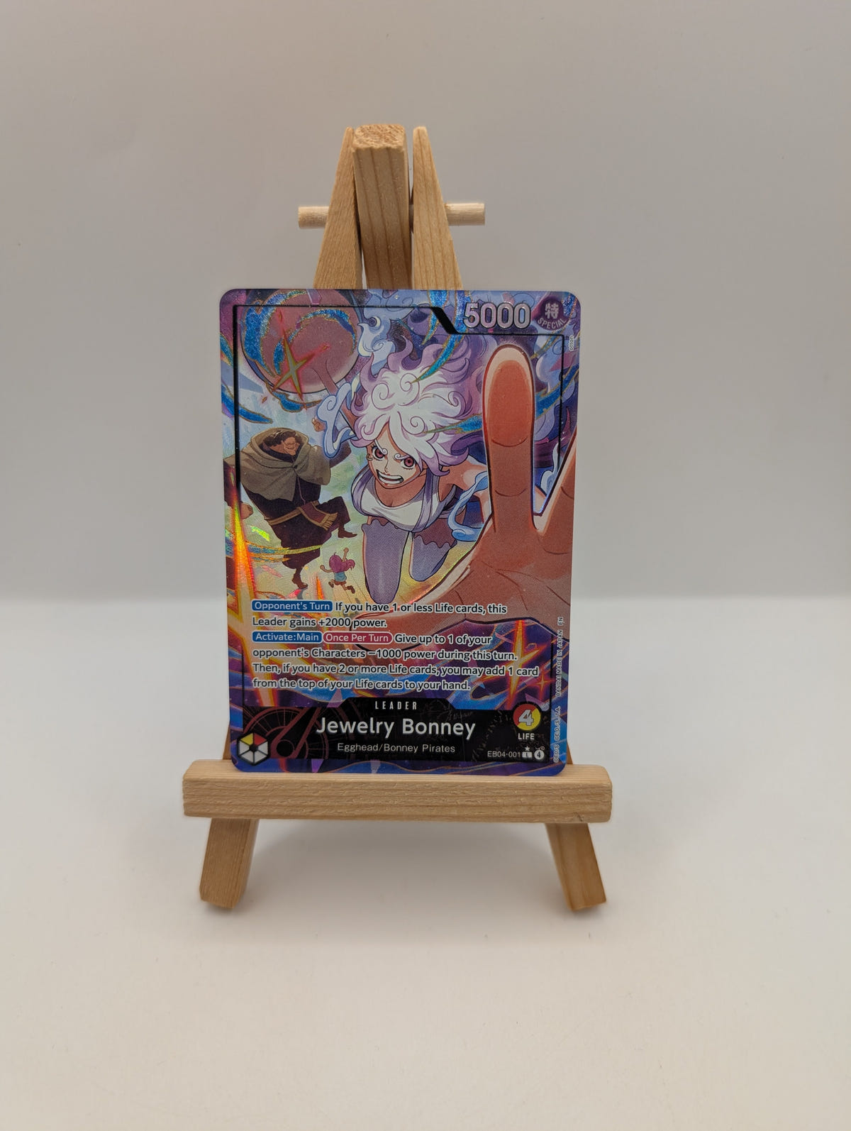Jewelry Bonney EB04-001 Leader (Alt Art) ENGLISH One Piece NM FRENLY BRICKS - Open 7 Days image 1