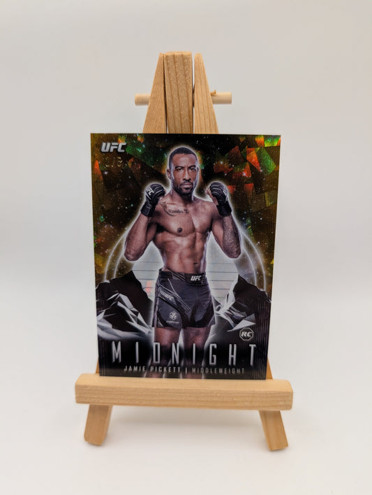2024 Topps Midnight UFC Jamie Pickett RC Rookie /5 Gold Cracked Ice FRENLY BRICKS - Open 7 Days