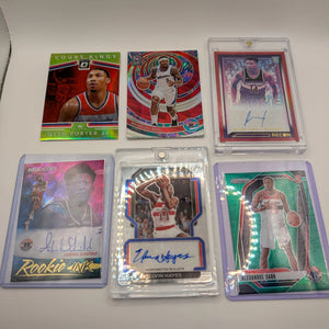 Washington Wizards NBA Basketball Card Lot, Rookies, Patch, Auto, Alexandre Sarr FRENLY BRICKS - Open 7 Days